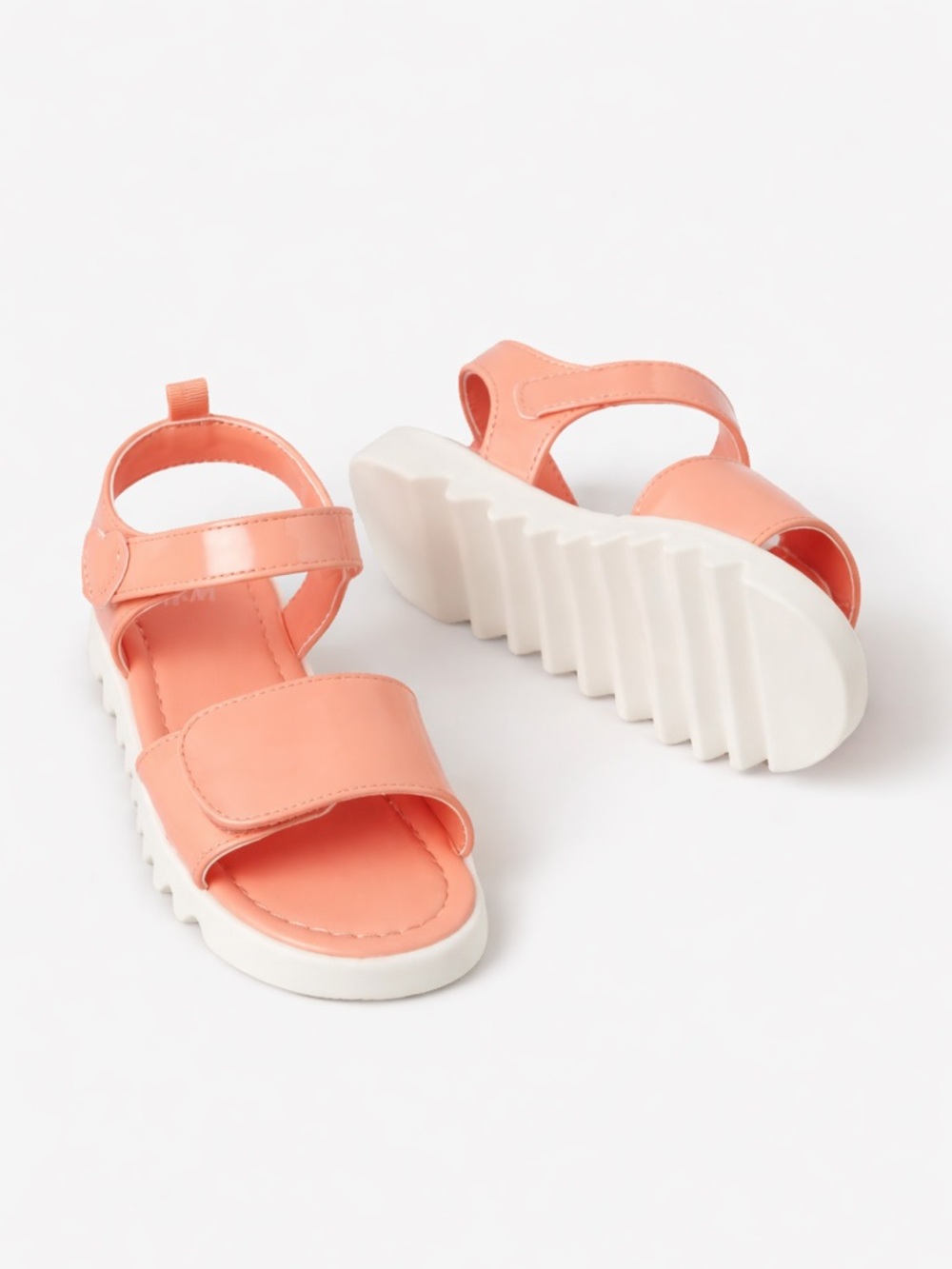 H&M sandals, summer orange